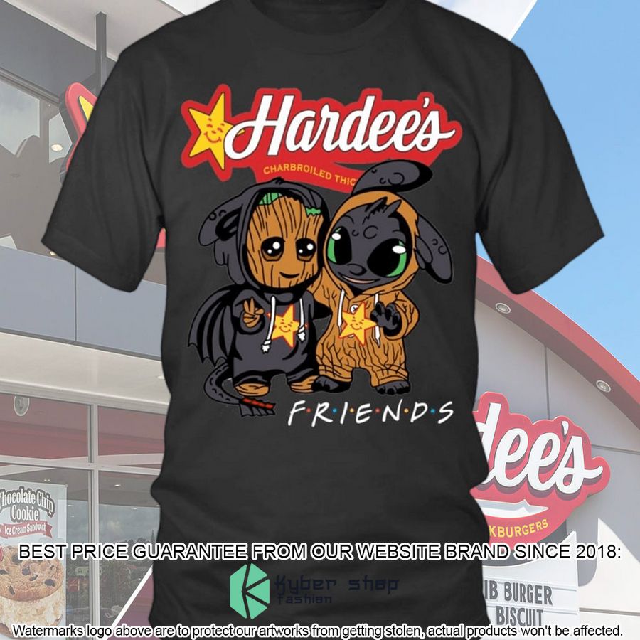 hardees friend the groot and stitch baby shirt hoodie 2 424