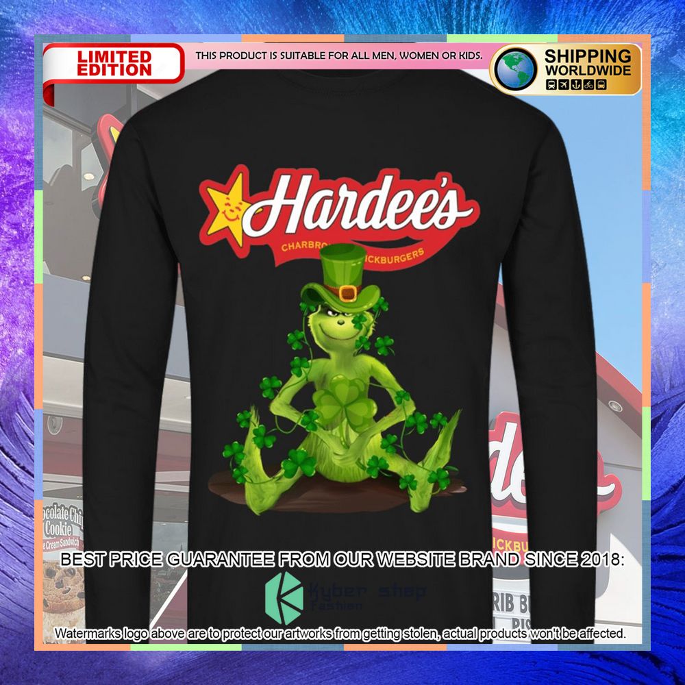 hardees the grinch clover shirt hoodie 4 987