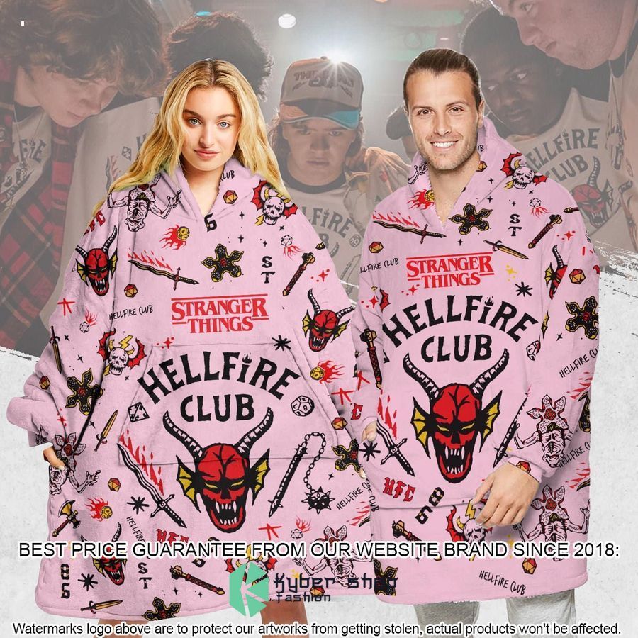 Hellfire Club Stranger Things Hoodie Blanket 6 hellfire club stranger things hoodie blanket 5