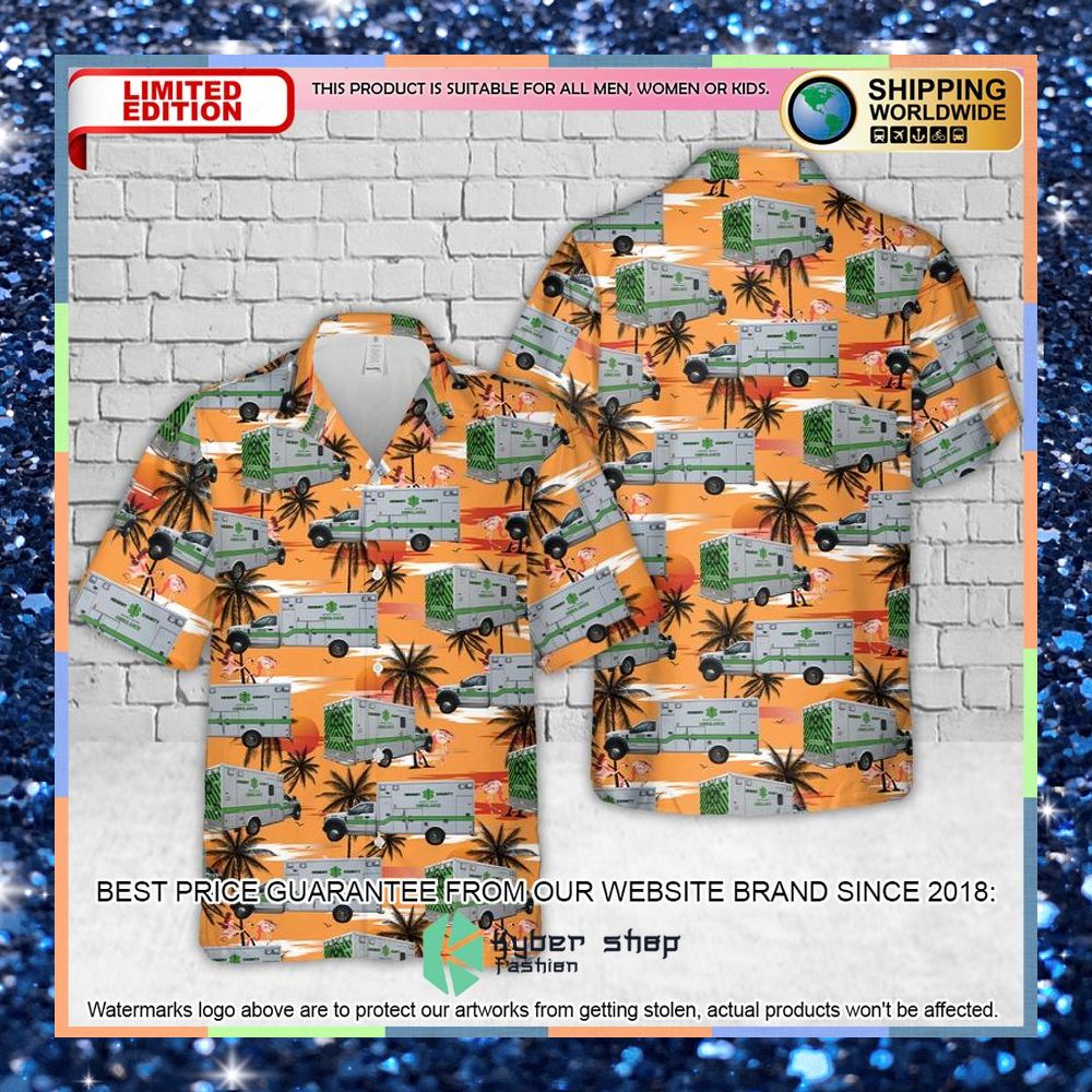 hendry county ems hawaiian shirt 1 782