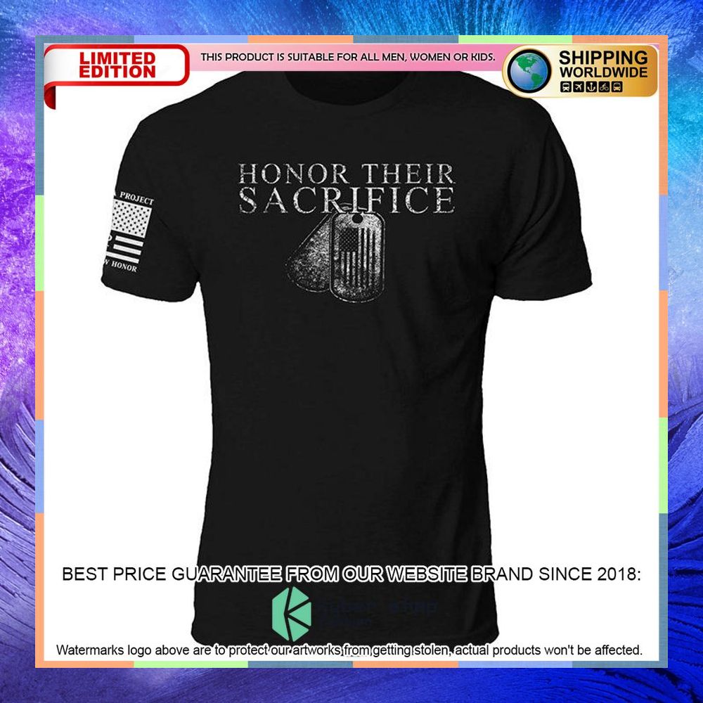 Honor Their Sacrifice 3D T-Shirt 3 honor their sacrifice 3d t shirt 1 200