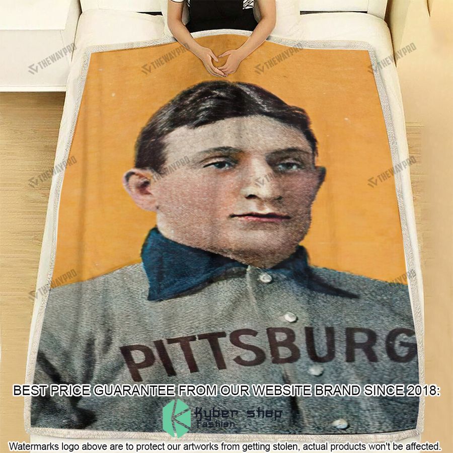 Honus Wagner 1909 1911 Baseball Card Soft Blanket 3 honus wagner 1909 1911 baseball card soft blanket 3 33
