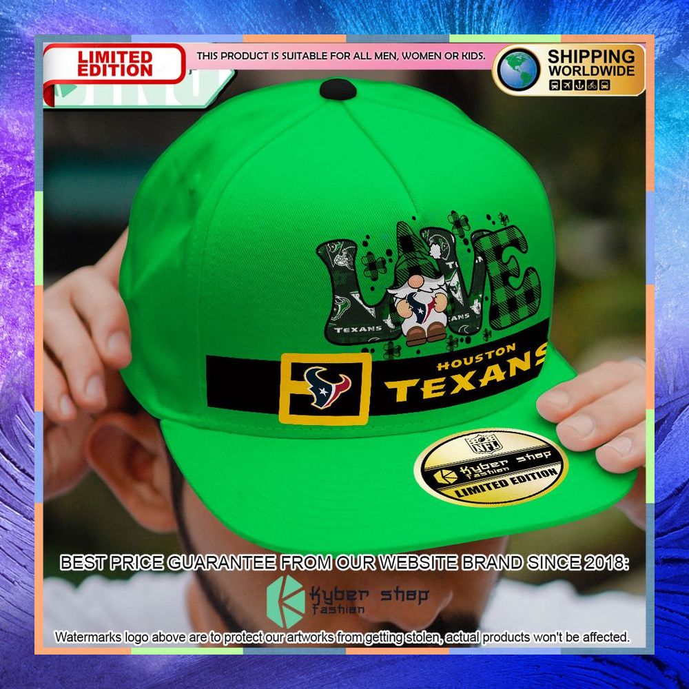 Houston Texans St Patrick Day Cap Hat 4 houston texans st patrick day cap hat 1 372