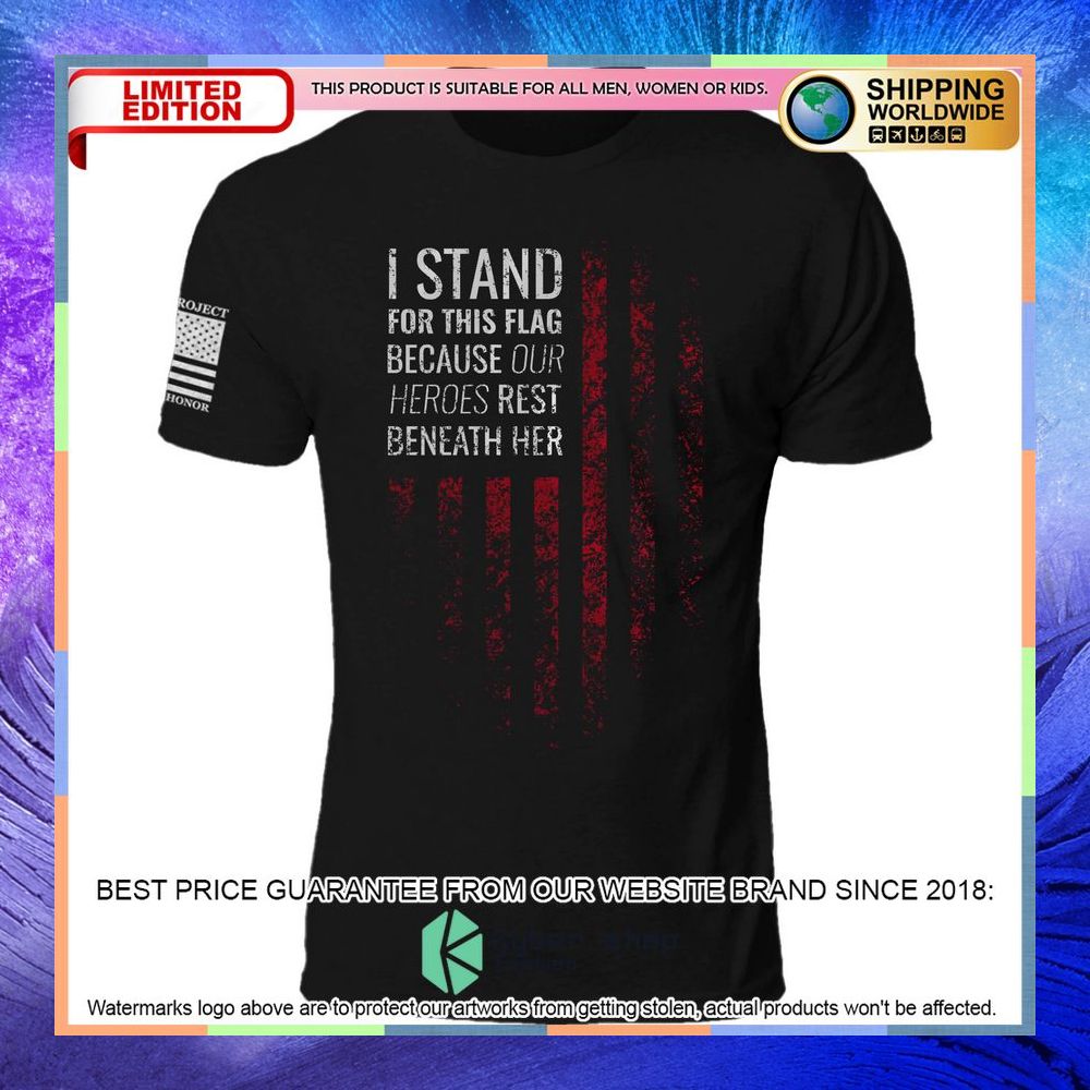 I Stand For The Flag 3D T-Shirt 9 i stand for the flag 3d t shirt 2 150