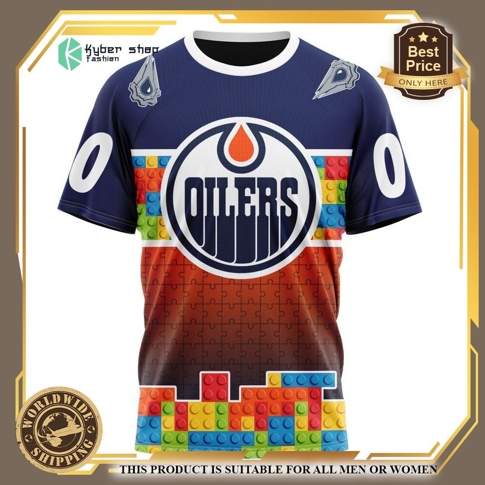 Personalized Edmonton Oilers Autism Awareness Shirt, Hoodie 8 personalized edmonton oilers autism awareness shirt hoodie 8