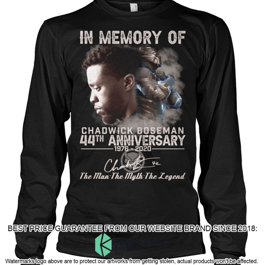 In Memory of Chadwick Boseman 44th anniversary Shirt, Hoodie 4 in memory of chadwick boseman 44th anniversary shirt hoodie 4 380