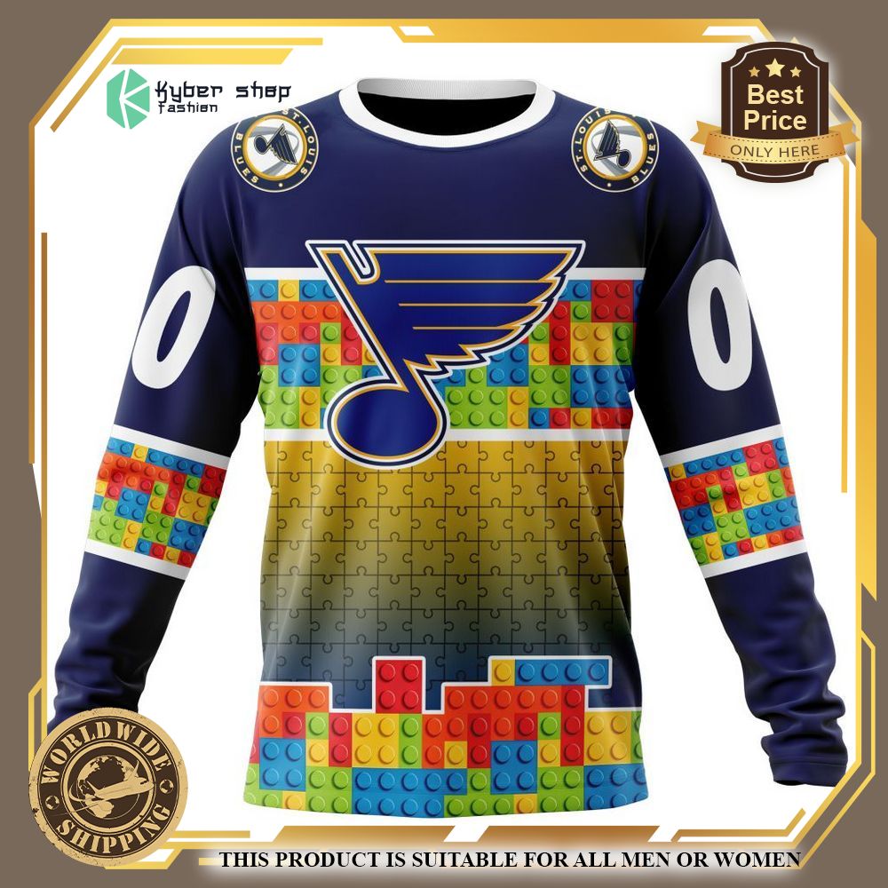 Personalized St Louis Blues Autism Awareness Shirt, Hoodie 6 personalized st louis blues autism awareness shirt hoodie 6