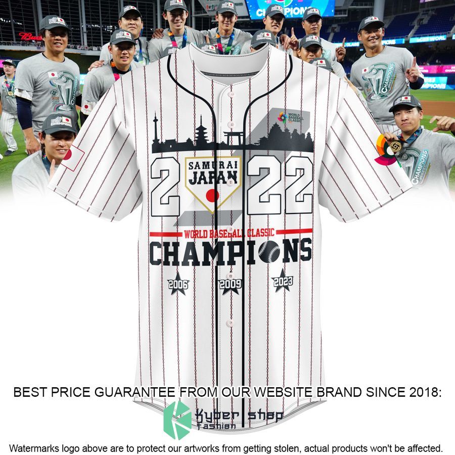 japan world baseball classic champions baseball jersey 2 260