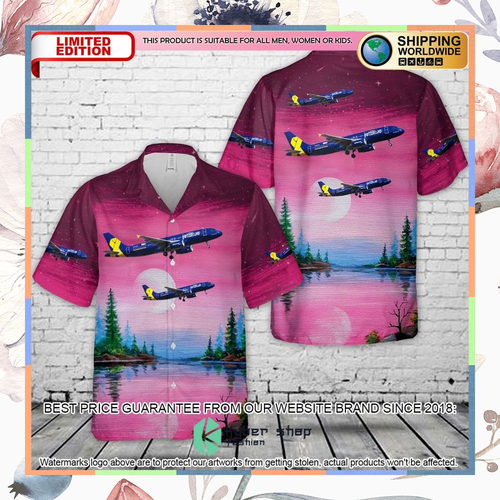 jetblue airways vets in blue airbus a320 232 hawaiian shirt 1 311