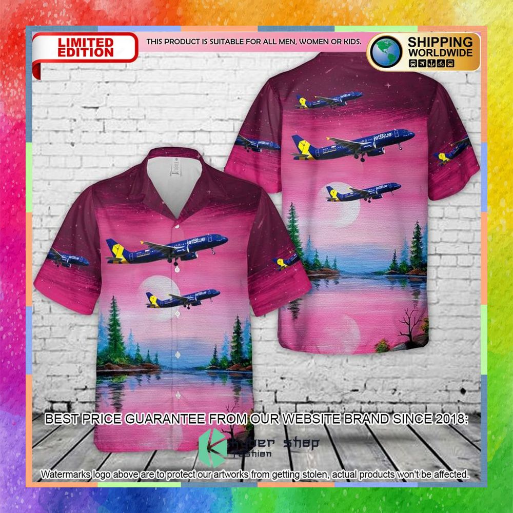Jetblue Airways Vets In Blue AIRBUS A320 232 Hawaiian Shirt 3 jetblue airways vets in blue airbus a320 232 hawaiian shirt 1 418