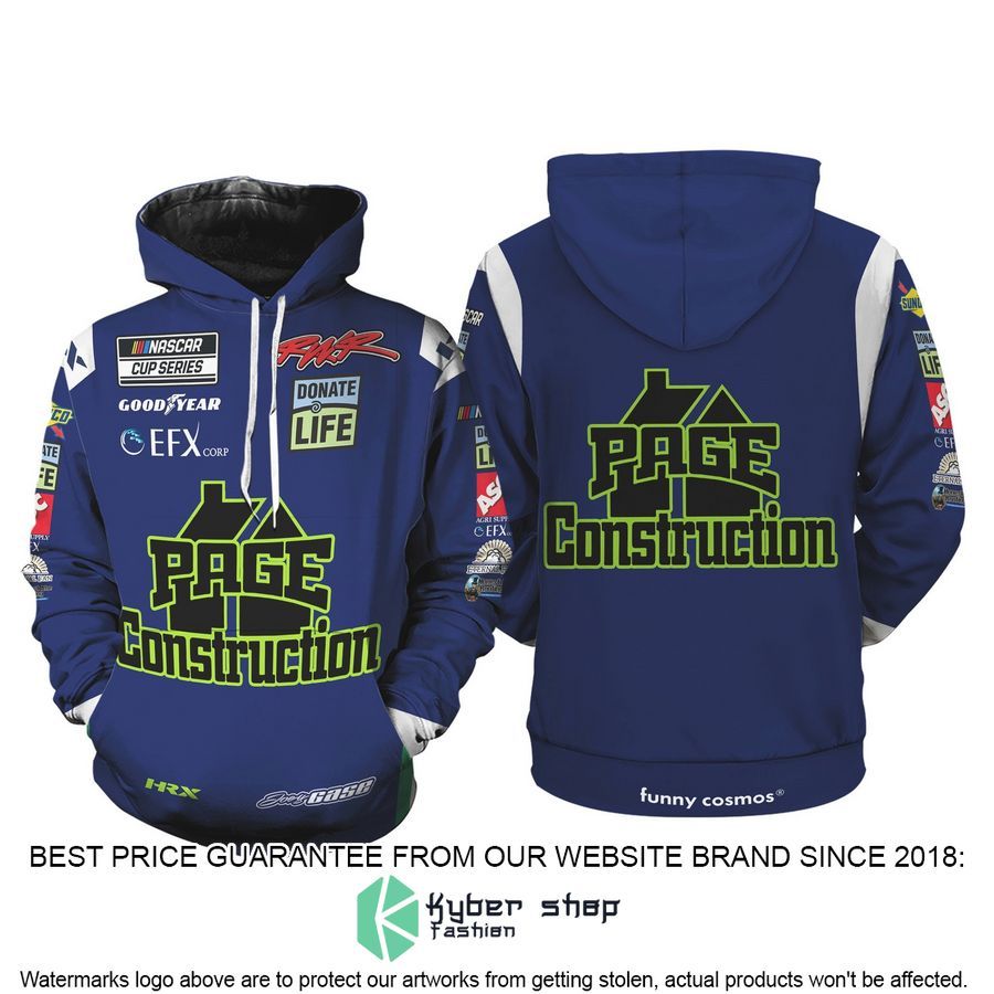 joey gase nascar 2022 page construction hoodie sweatpant 2 278