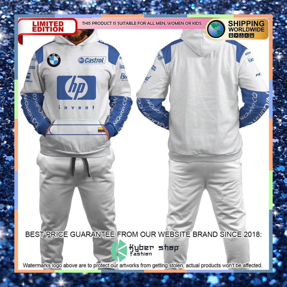 Juan Pablo Montoya Bmw Williams 2003 Formula One Grand Prix Hoodie and Long Pants 9 juan pablo montoya bmw williams 2003 formula one grand prix hoodie long pants 2 658