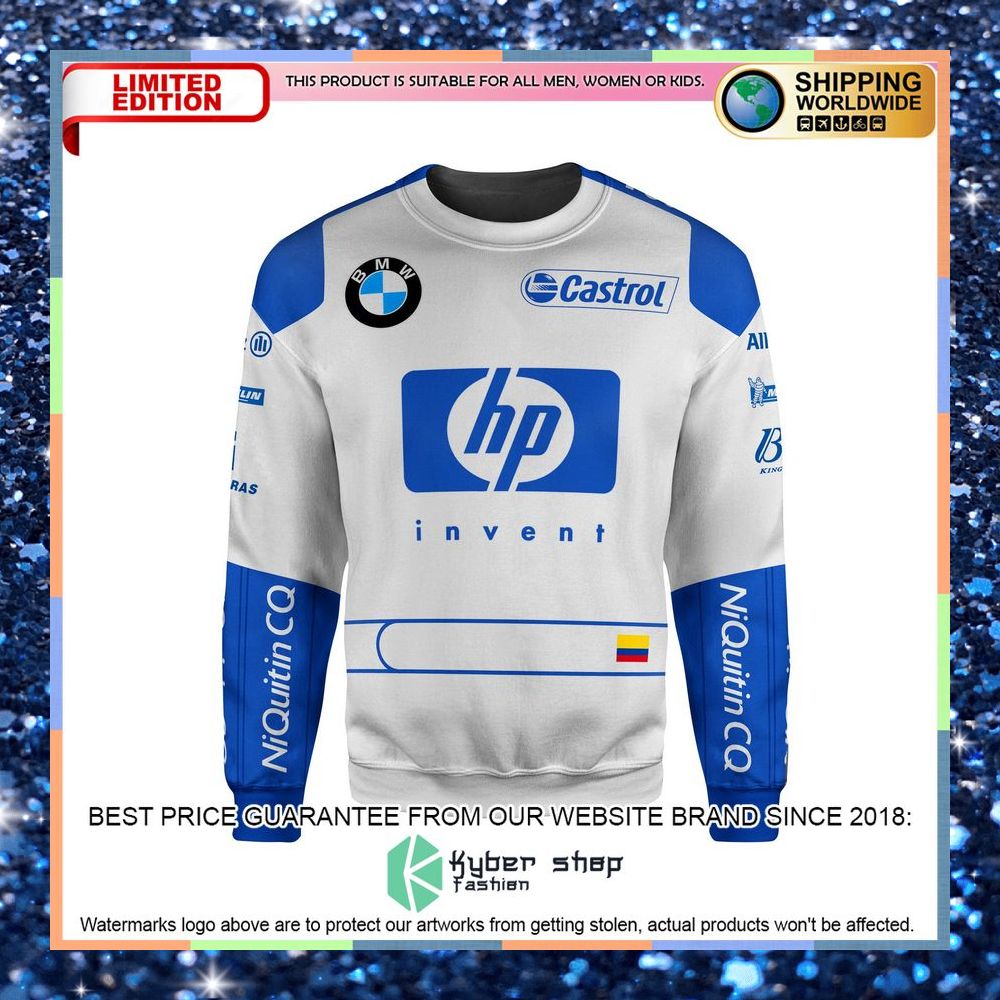 Juan Pablo Montoya Bmw Williams 2003 Formula One Grand Prix Hoodie and Long Pants 14 juan pablo montoya bmw williams 2003 formula one grand prix hoodie long pants 7 878