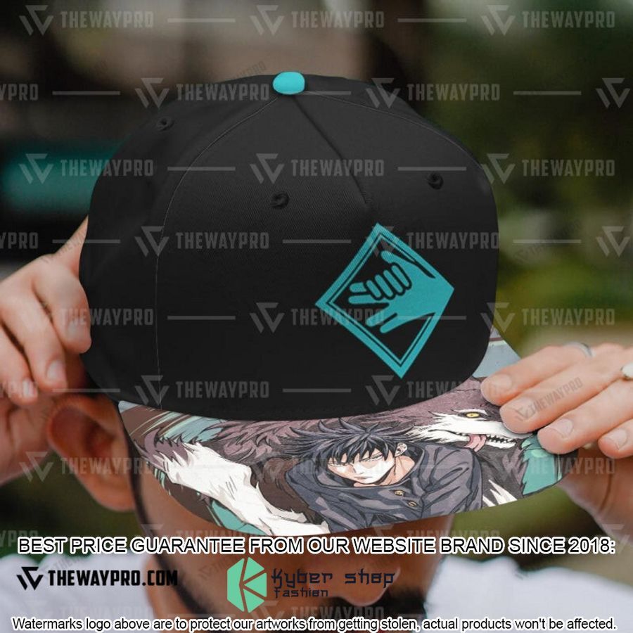 Jujutsu Kaisen Megumi Fushiguro Snapback Cap 3 jujutsu kaisen megumi fushiguro snapback cap 3 371