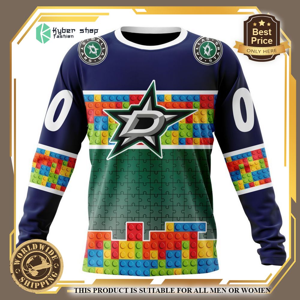 Personalized Dallas Stars Autism Awareness Shirt, Hoodie 6 personalized dallas stars autism awareness shirt hoodie 6