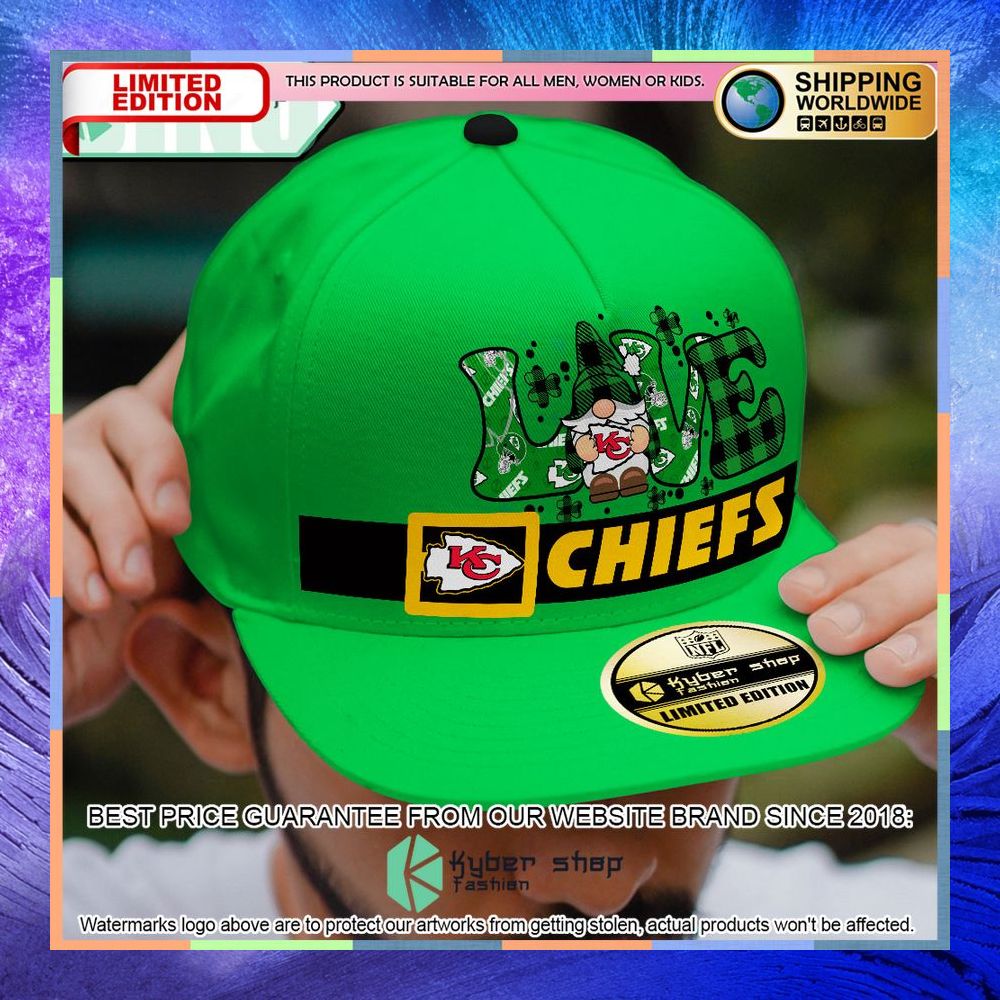 Kansas City Chiefs St Patrick Day Cap Hat 6 kansas city chiefs st patrick day cap hat 3 281