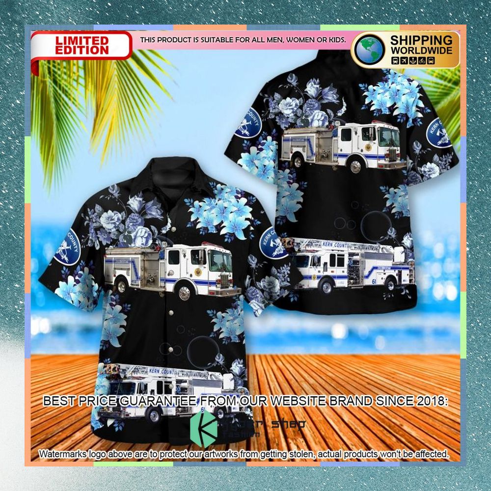 kern county fire department hawaiian shirt 1 254