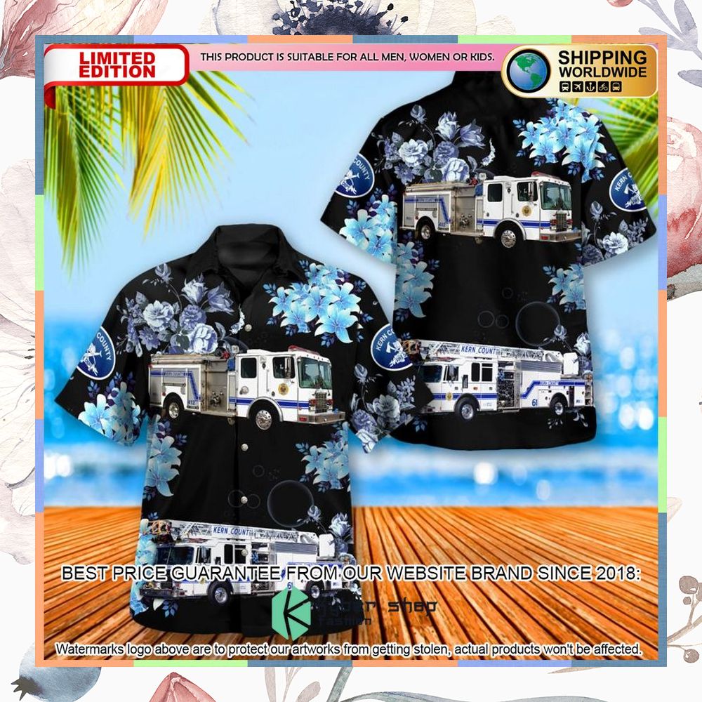 Kern County Fire Department Hawaiian Shirt 3 kern county fire department hawaiian shirt 1 566