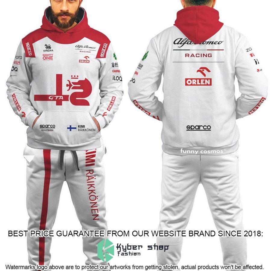 kimi raikkonen formula 1 hoodie long pants 1 468