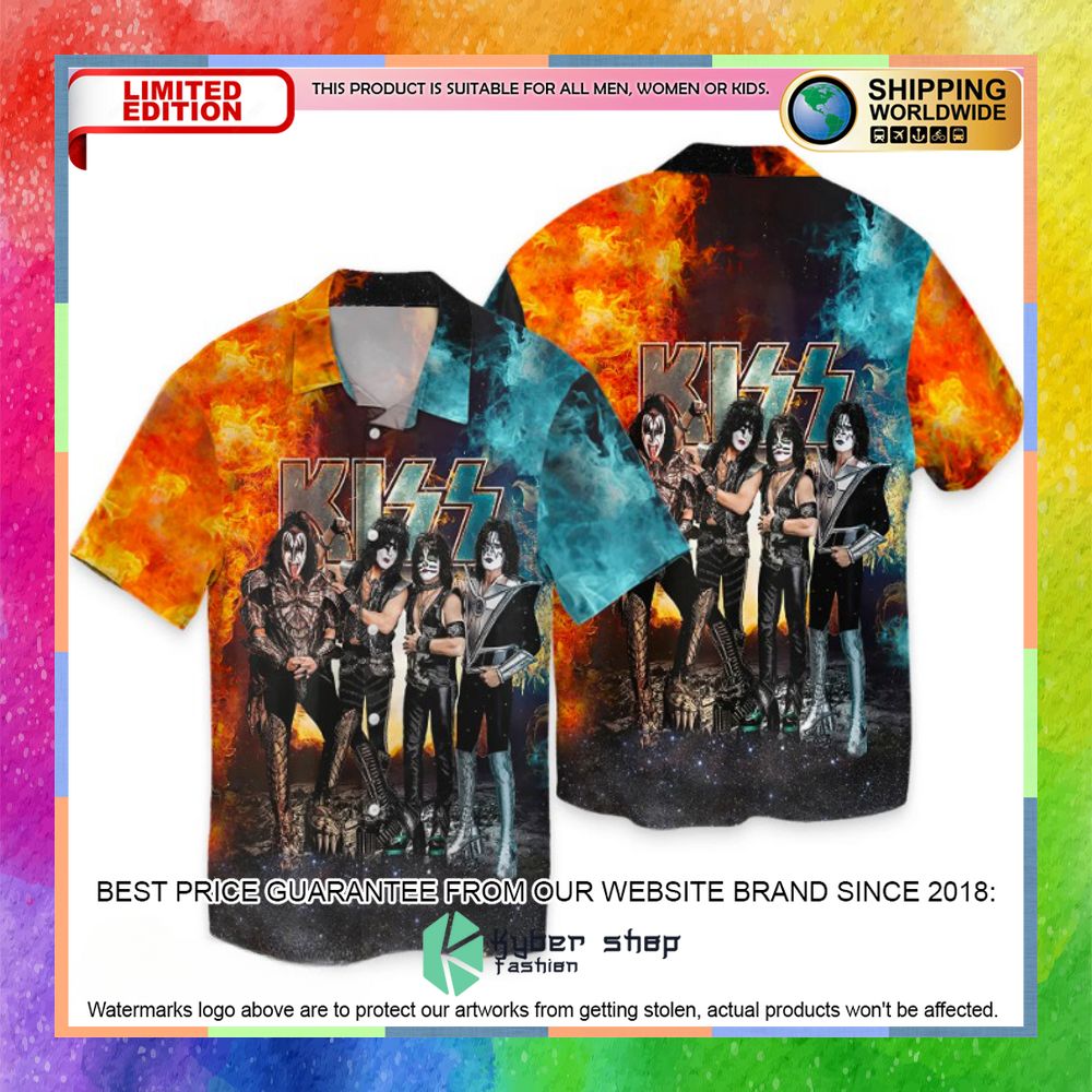 Kiss Band Hawaiian Shirt 3 kiss band hawaiian shirt 1 315