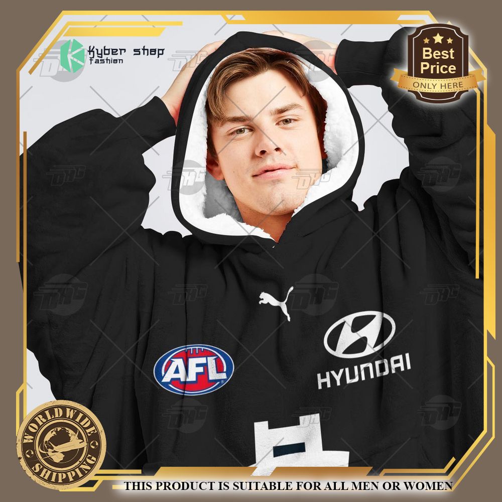 Personalized AFL Carlton Football Club Hoodie Blanket 5 personalized afl carlton football club hoodie blanket 5
