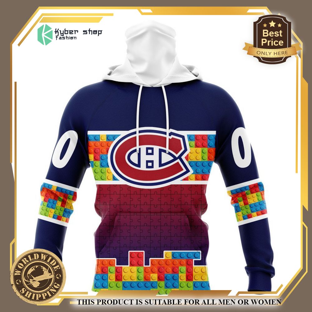 Personalized Montreal Canadiens Autism Awareness Shirt, Hoodie 4 personalized montreal canadiens autism awareness shirt hoodie 4