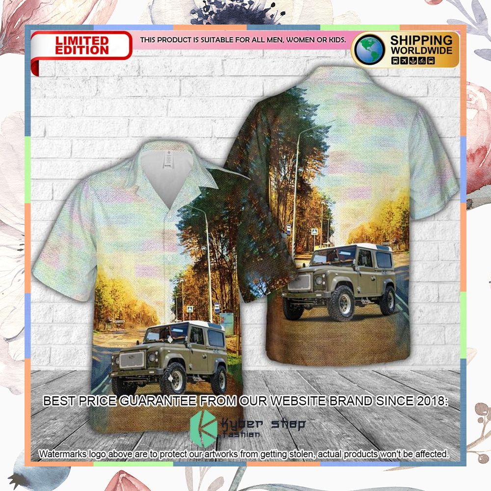 land rover defender 90 hawaiian shirt 1 11