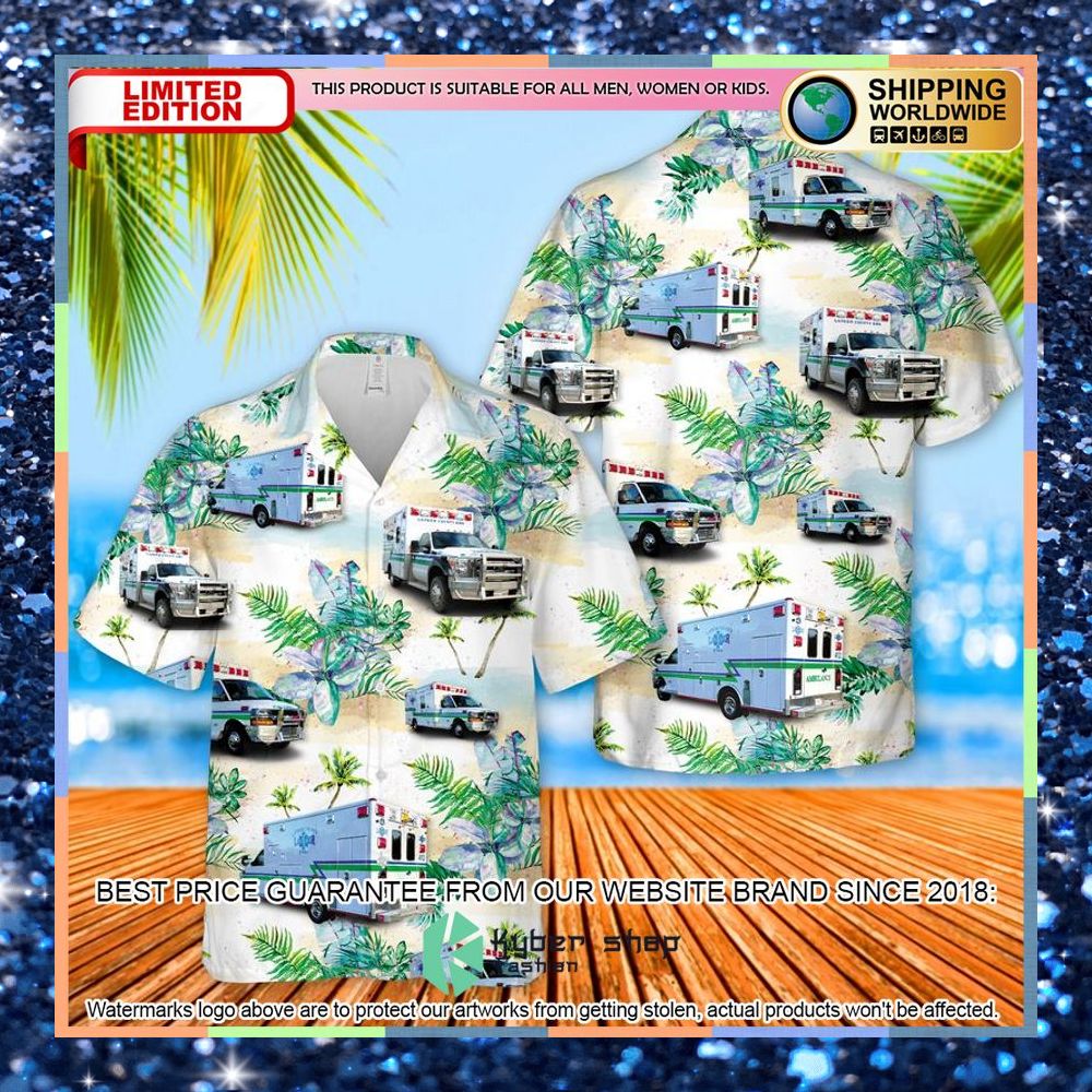 lapeer county ems hawaiian shirt 1 30