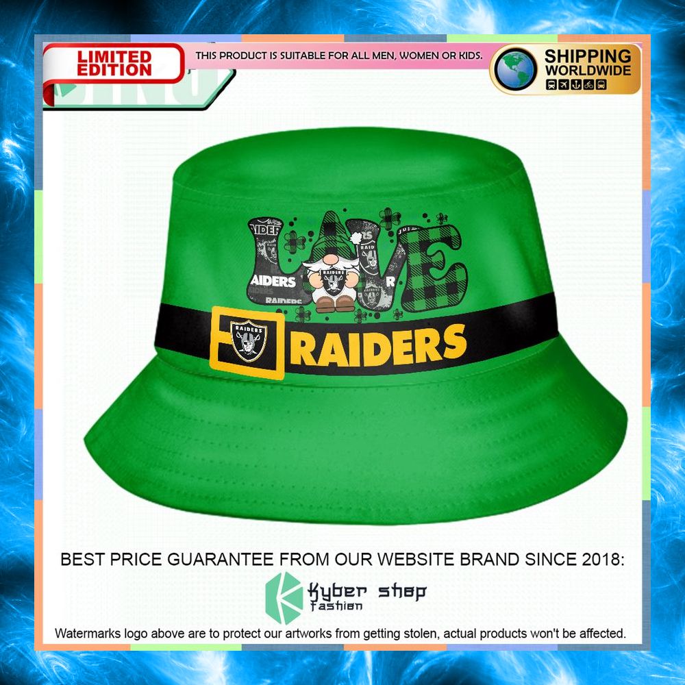 Las Vegas Raiders St Patrick Day Cap Hat 9 las vegas raiders st patrick day cap hat 3 736