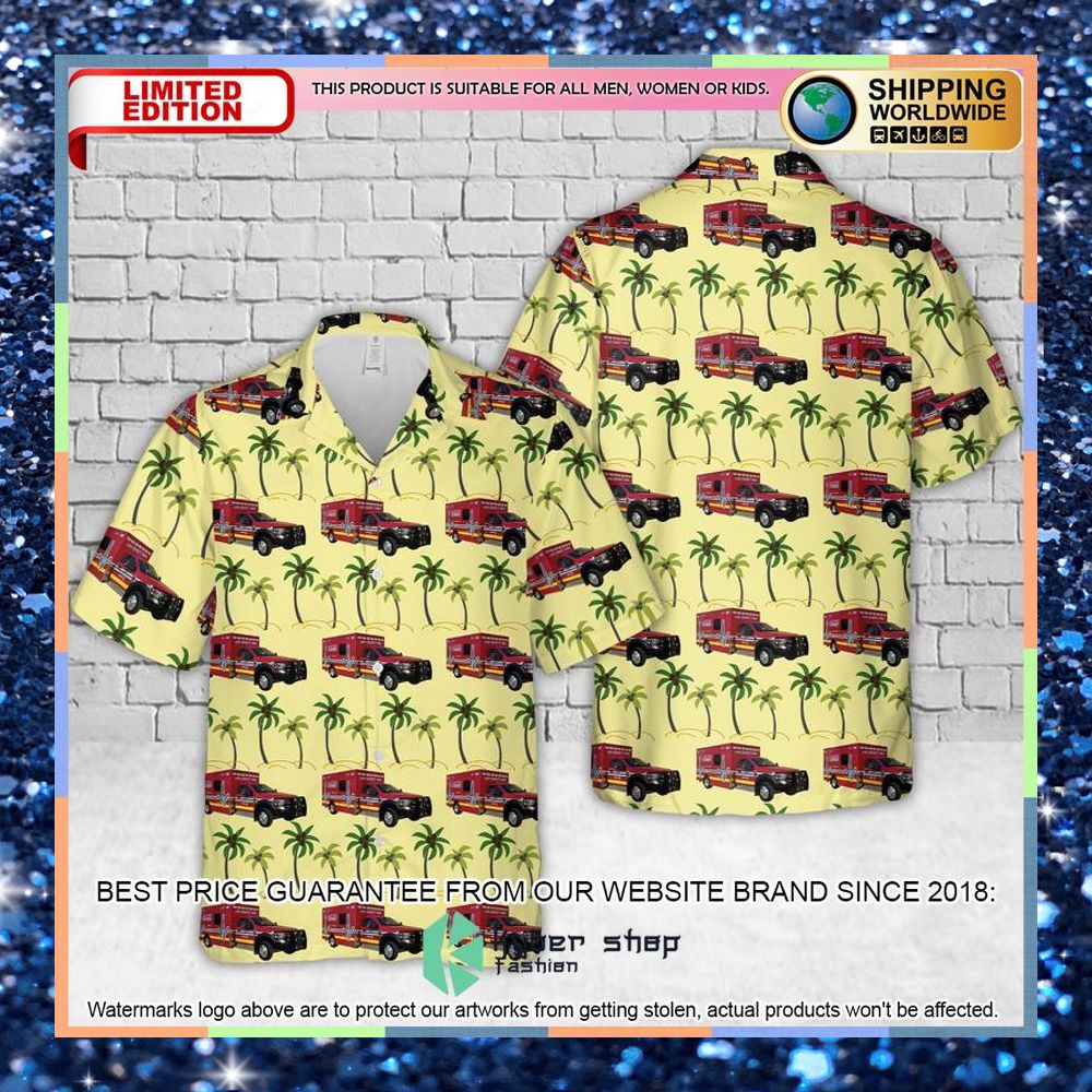 lee county ems hawaiian shirt 1 506