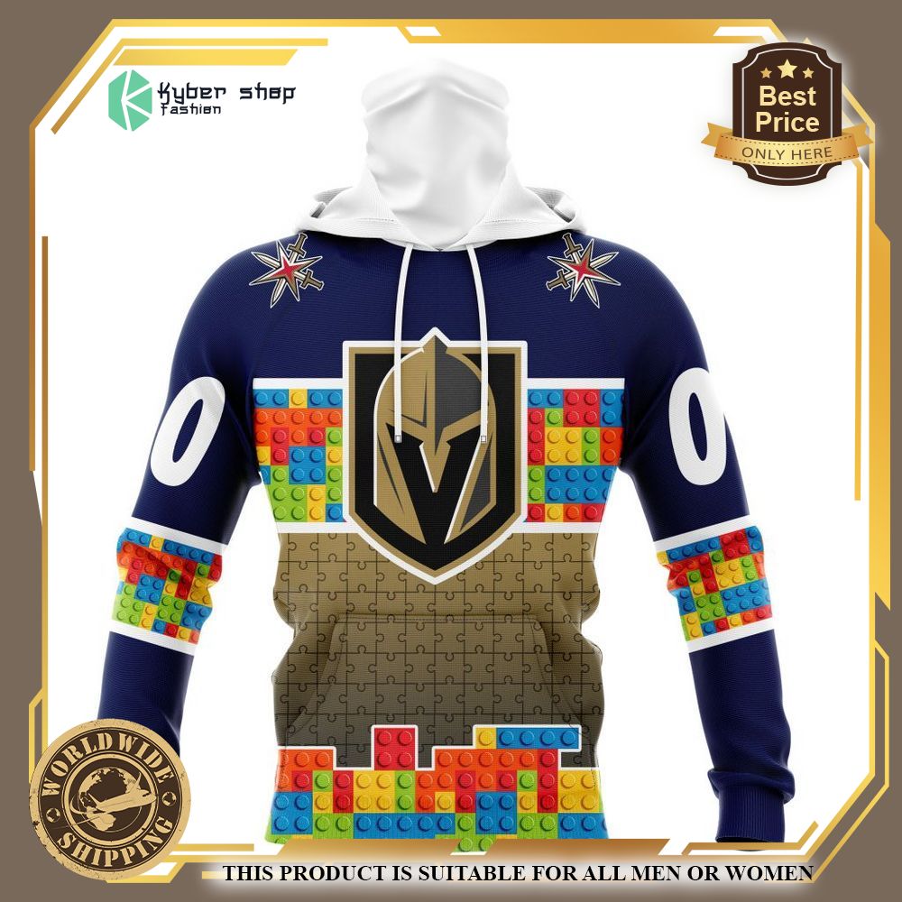 Personalized Vegas Golden Knights Autism Awareness Shirt, Hoodie 4 personalized vegas golden knights autism awareness shirt hoodie 4