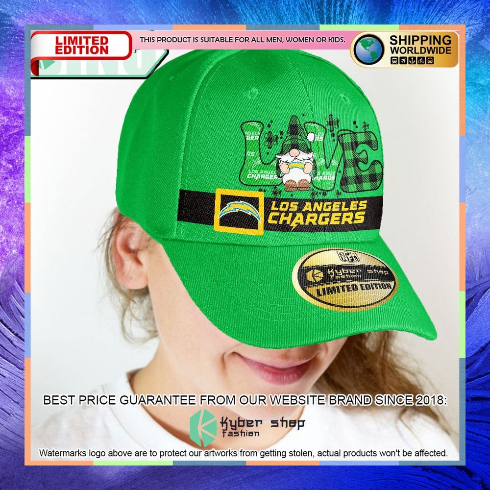 Los Angeles Chargers St Patrick Day Cap Hat 5 los angeles chargers st patrick day cap hat 2 124