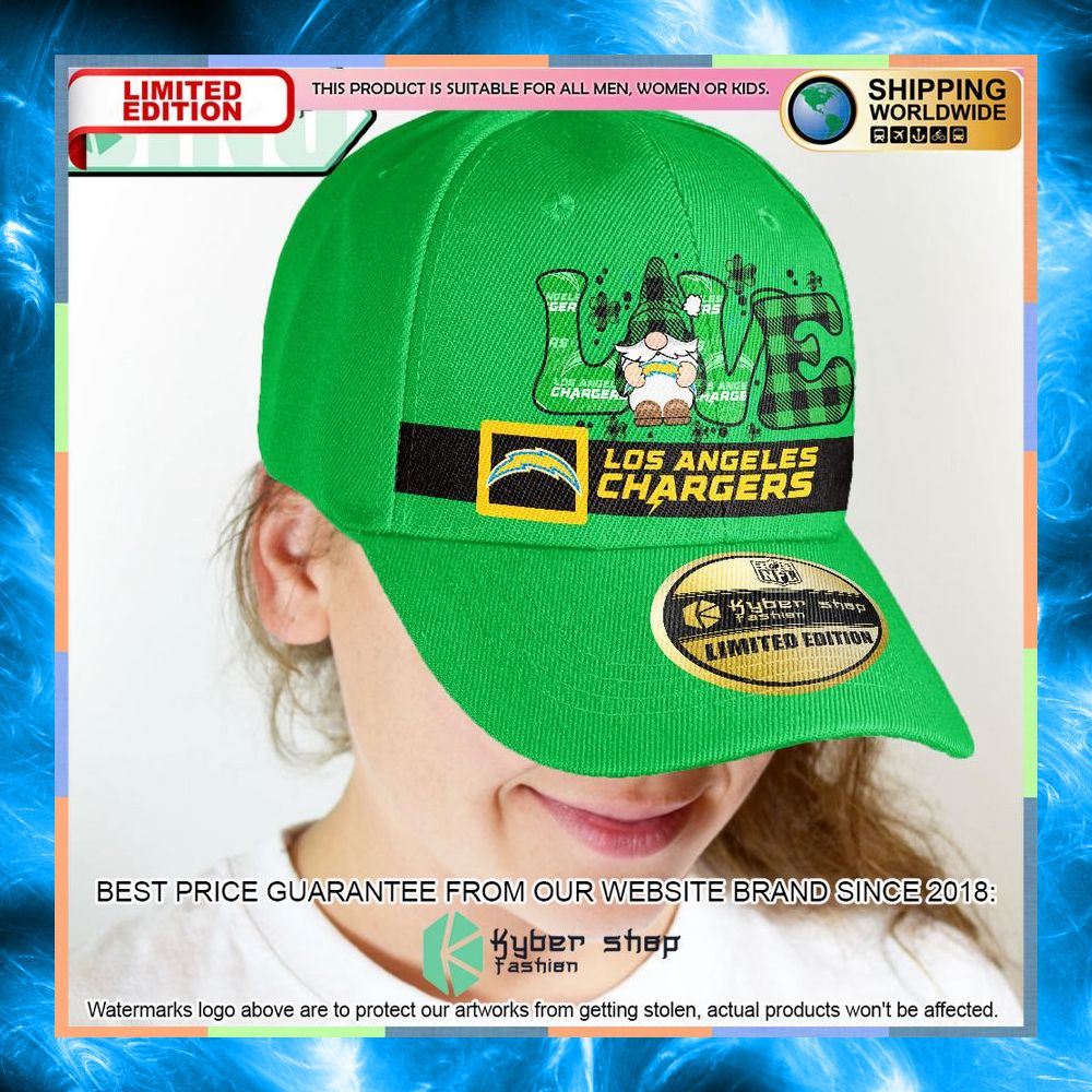 Los Angeles Chargers St Patrick Day Cap Hat 8 los angeles chargers st patrick day cap hat 2 899