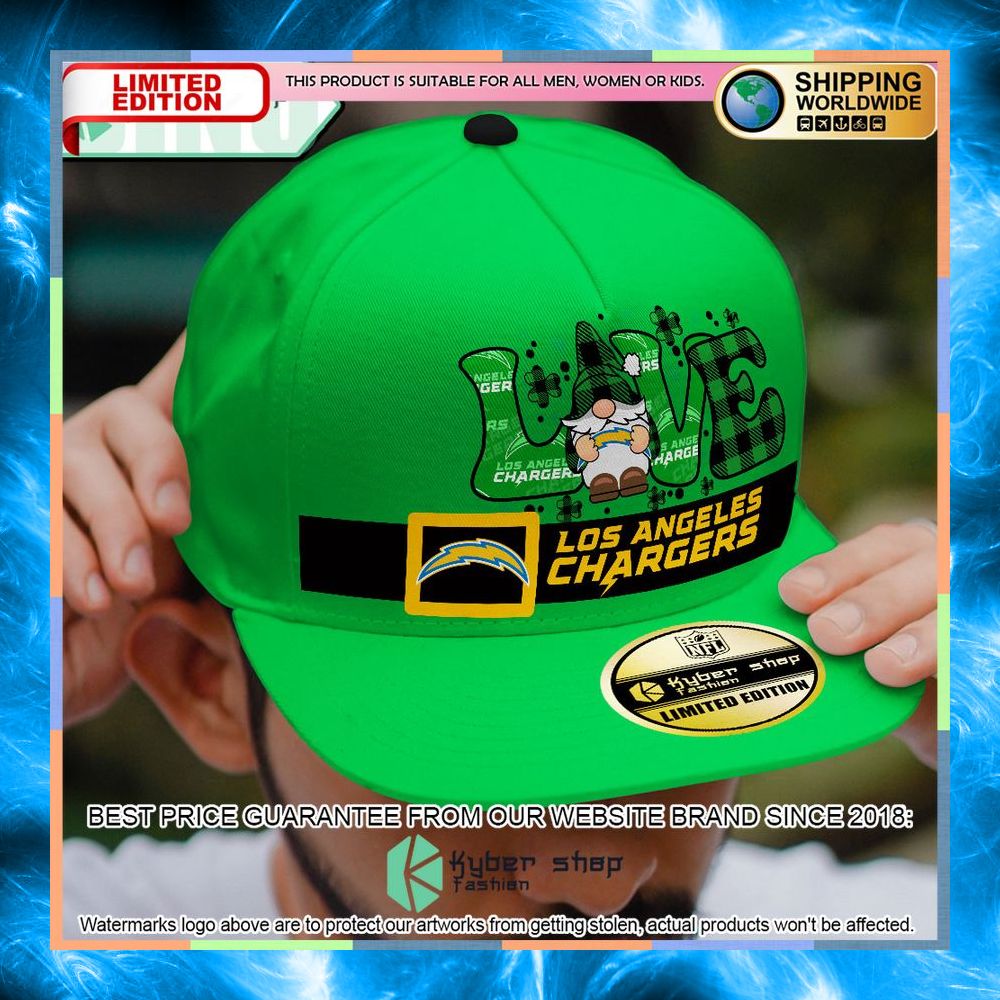 Los Angeles Chargers St Patrick Day Cap Hat 9 los angeles chargers st patrick day cap hat 3 270