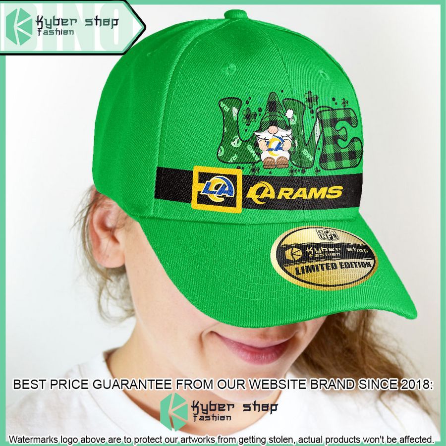 los angeles rams st patrick day cap hat 2 368