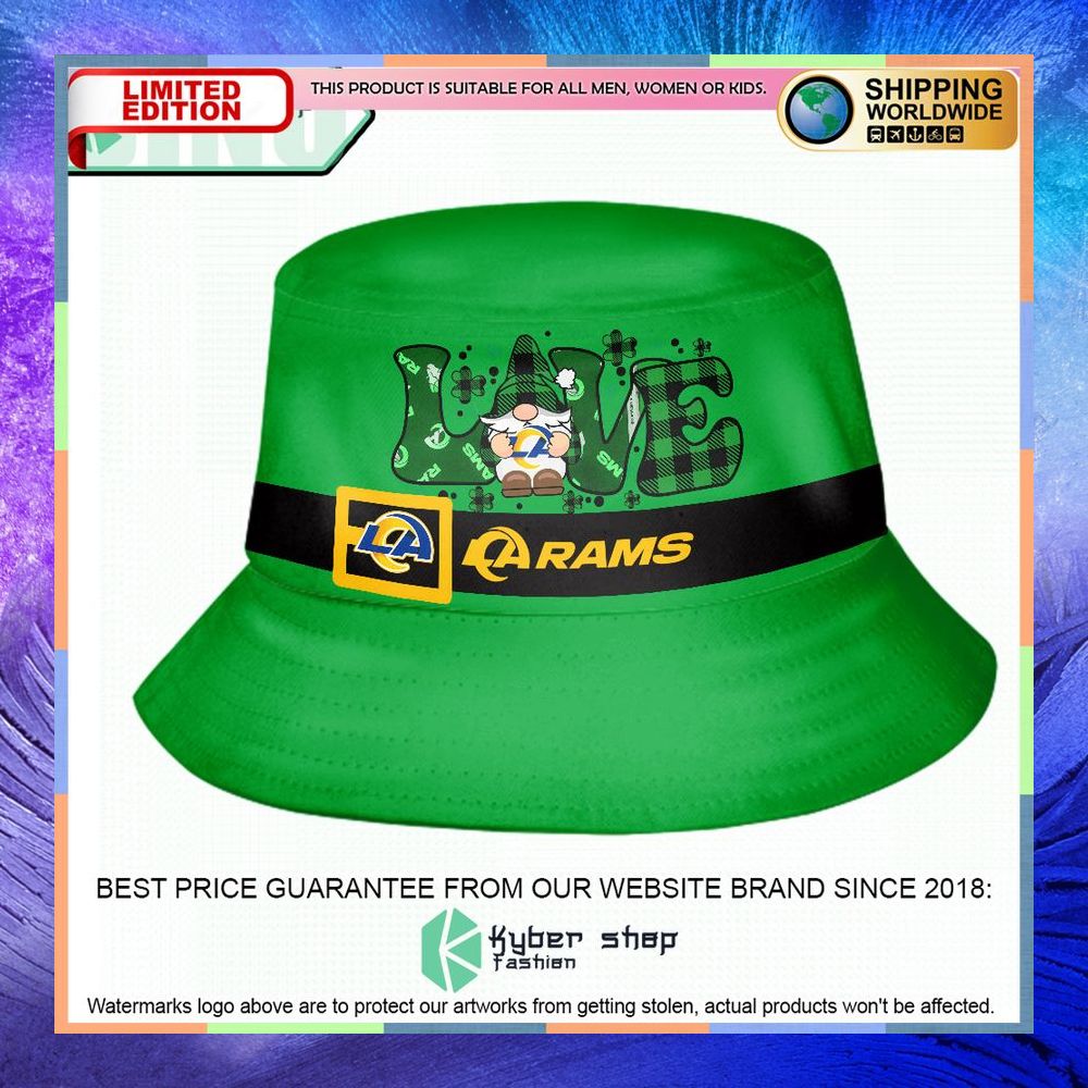 Los Angeles Rams St Patrick Day Cap Hat 6 los angeles rams st patrick day cap hat 3 108
