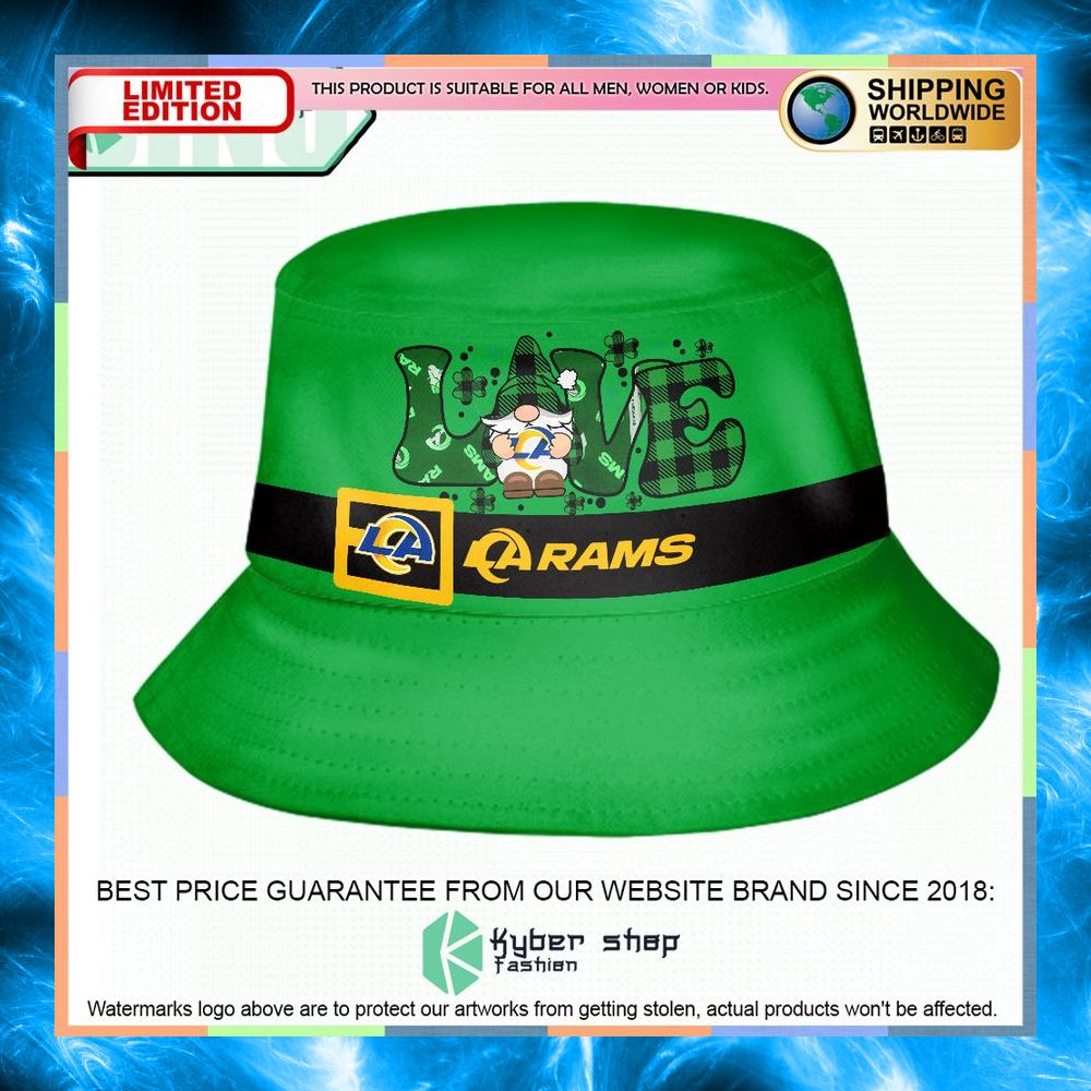 Los Angeles Rams St Patrick Day Cap Hat 9 los angeles rams st patrick day cap hat 3 287