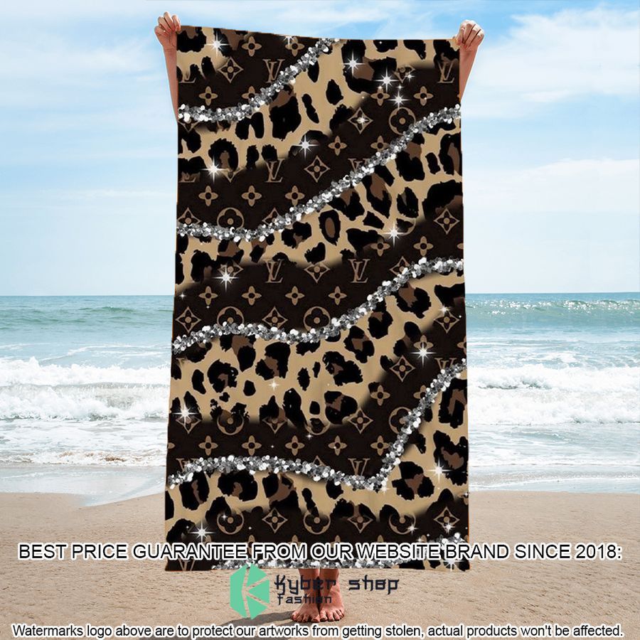 louis vuitton leopard beach towel 1 63