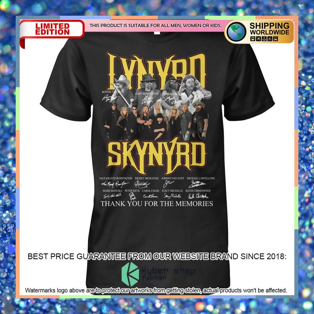 Lynyrd Skynyrd Thank you for the memories Shirt, Hoodie 6 lynyrd skynyrd thank you for the memories shirt hoodie 1 701