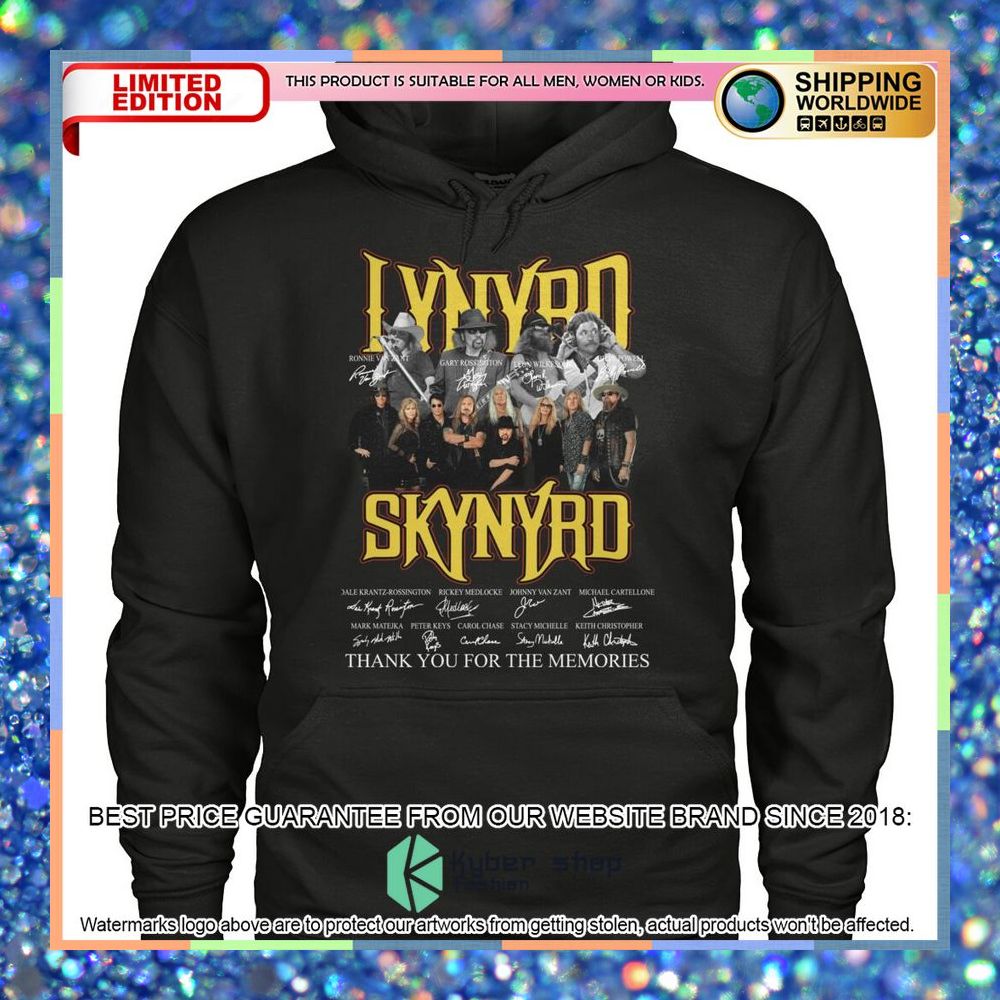 Lynyrd Skynyrd Thank you for the memories Shirt, Hoodie 8 lynyrd skynyrd thank you for the memories shirt hoodie 3 867