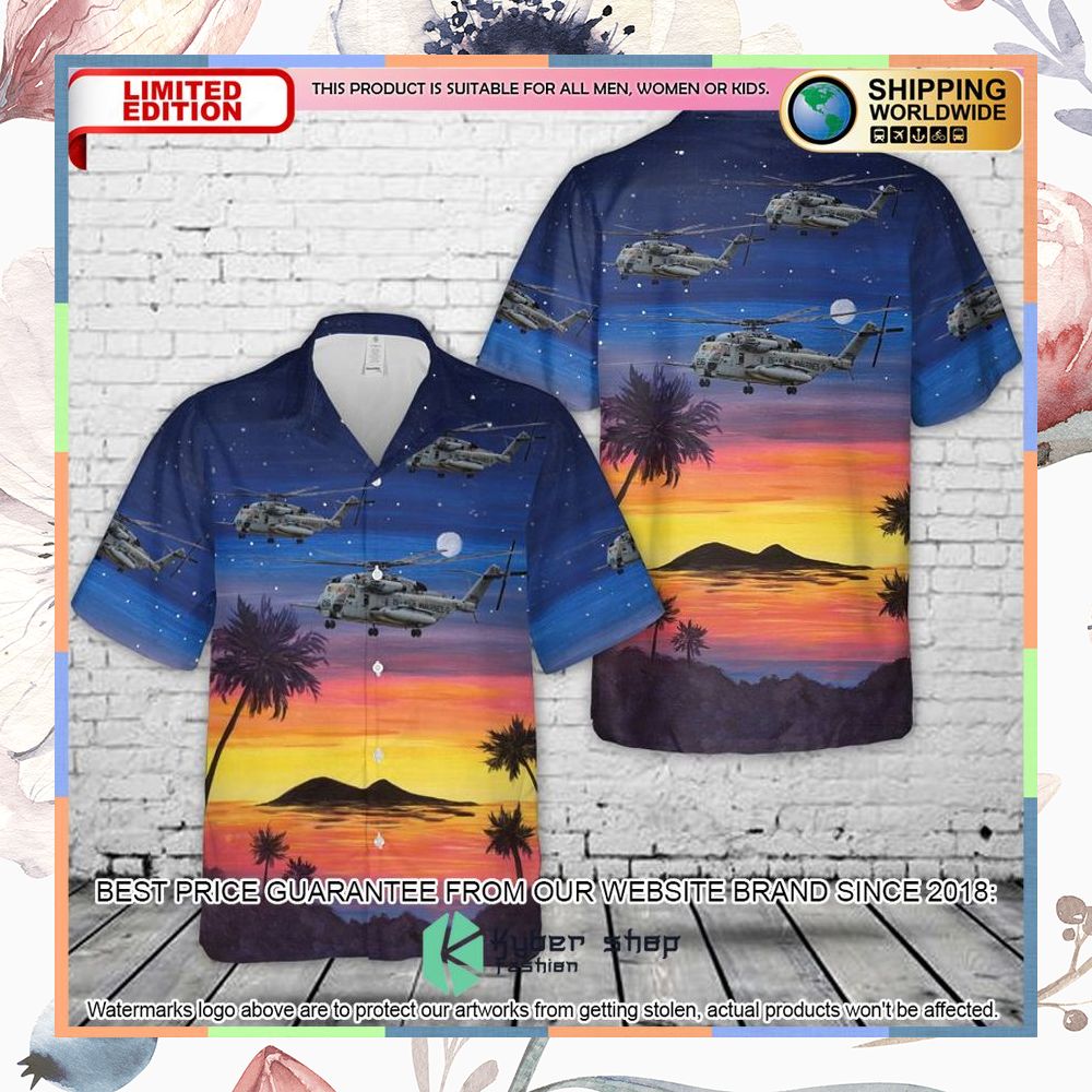 marine aviation logistics squadron 36 ch 53e super stallion hawaiian shirt 1 558
