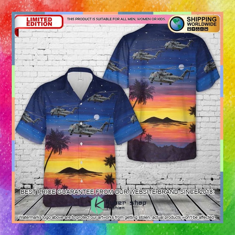 Marine Aviation Logistics Squadron 36 CH 53E Super Stallion Hawaiian Shirt 3 marine aviation logistics squadron 36 ch 53e super stallion hawaiian shirt 1 676