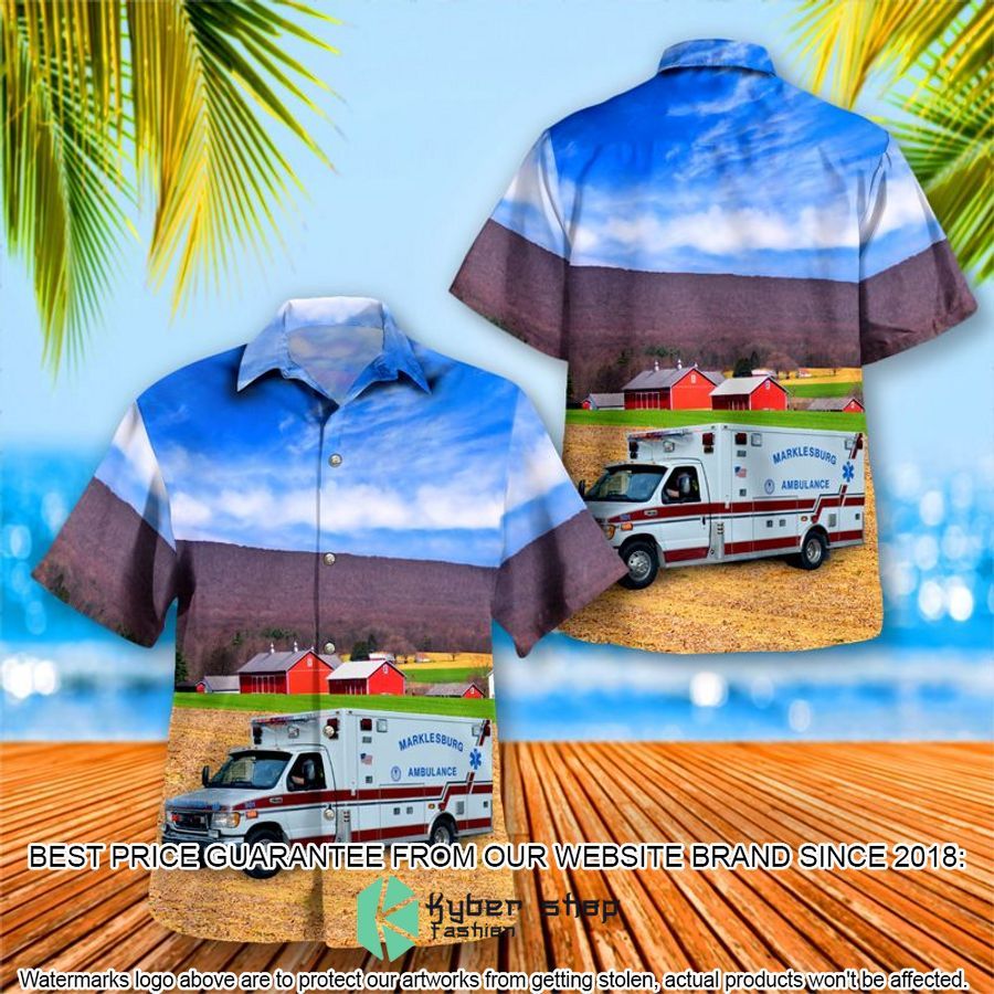 marklesburg pennsylvania marklesburg ems hawaiian shirt 1 803