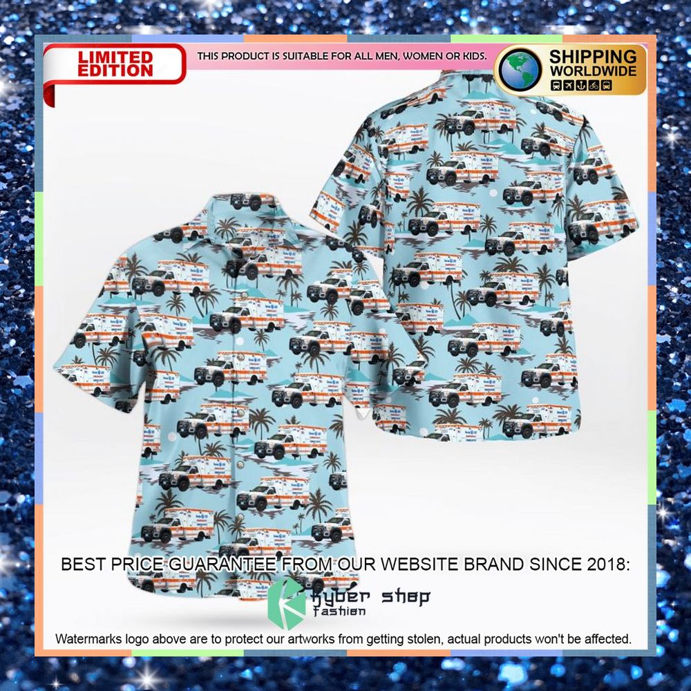 massachusetts boston ems blue hawaiian shirt 1 20