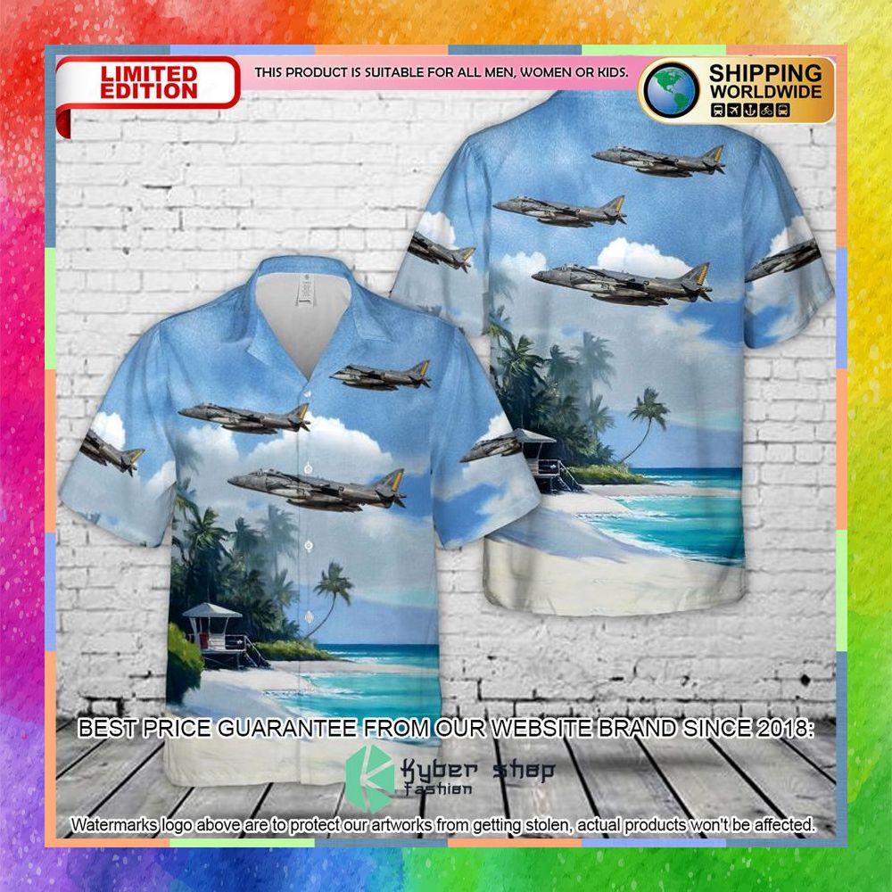 Mcdonnell Douglas Av 8B Harrier II Of Vma 542 Tigers Hawaiian Shirt 3 mcdonnell douglas av 8b harrier ii of vma 542 tigers hawaiian shirt 1 935