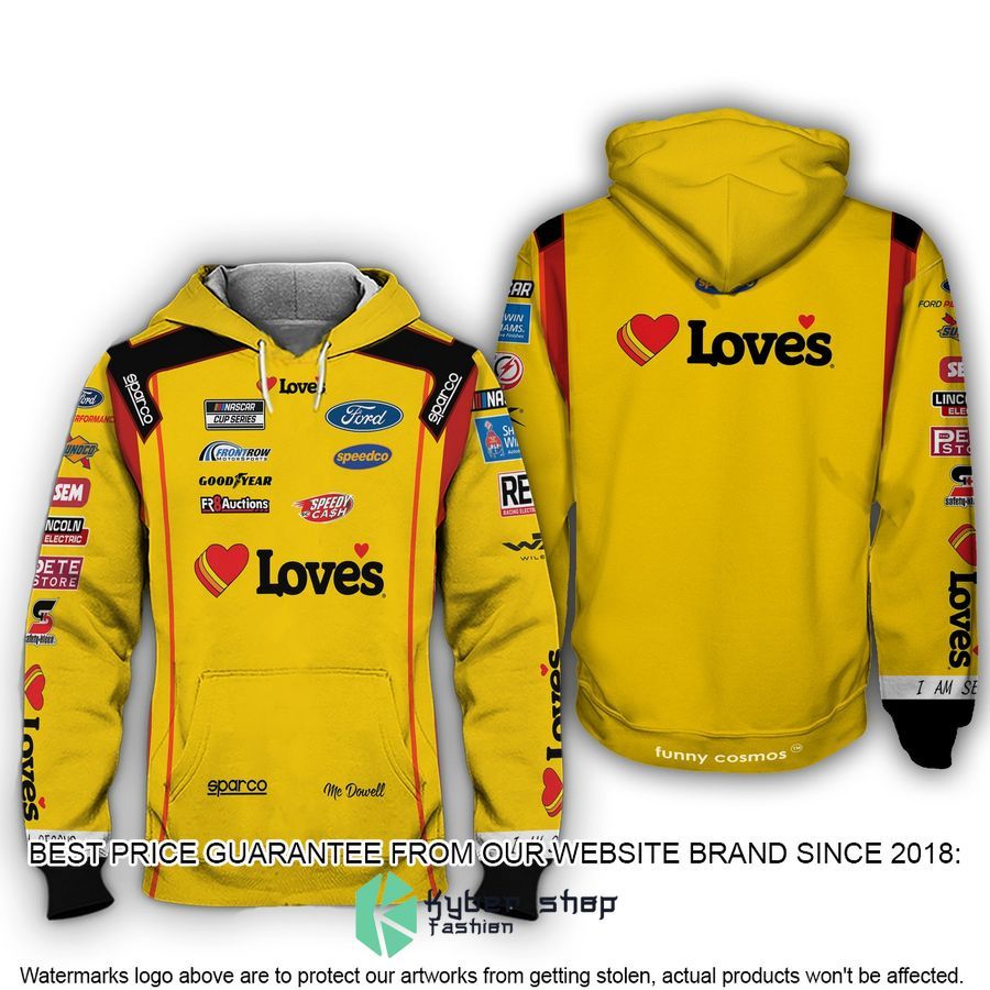 michael mcdowell nascar loves hoodie sweatpant 2 850