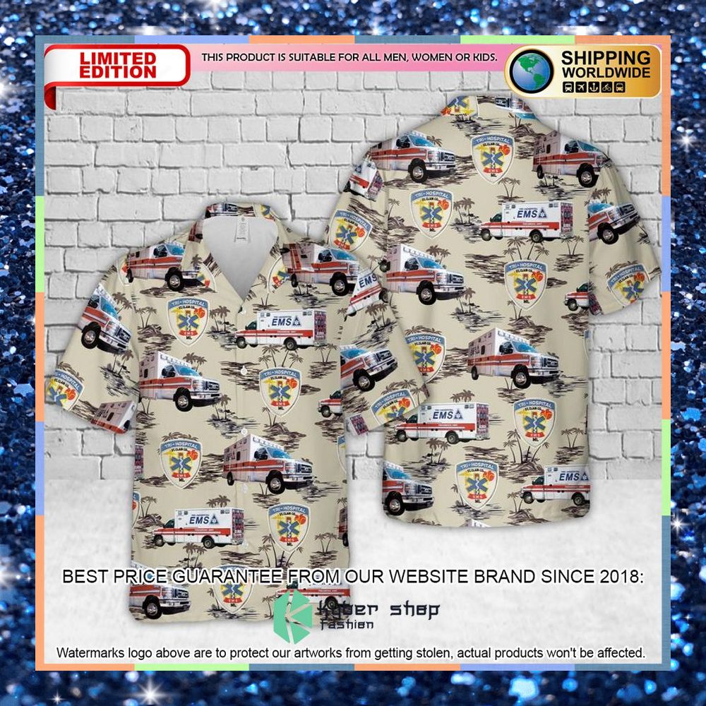 michigan tri hospital ems hawaiian shirt 1 678