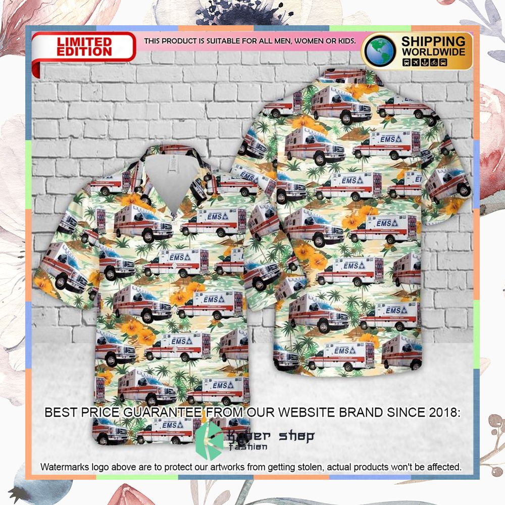 Michigan Tri-Hospital EMS palm tree Hawaiian Shirt 3 michigan tri hospital ems palm tree hawaiian shirt 1 112