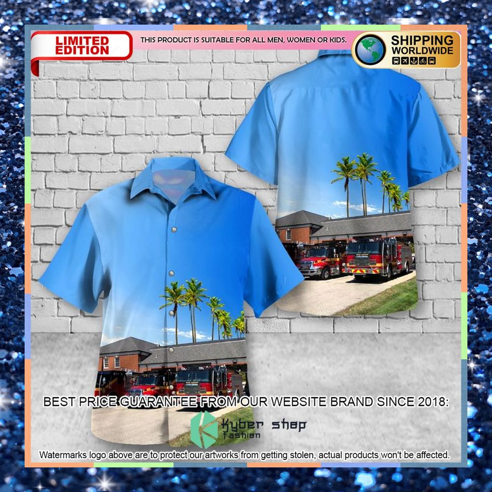 milford ohio miami township fire ems hawaiian shirt 1 782