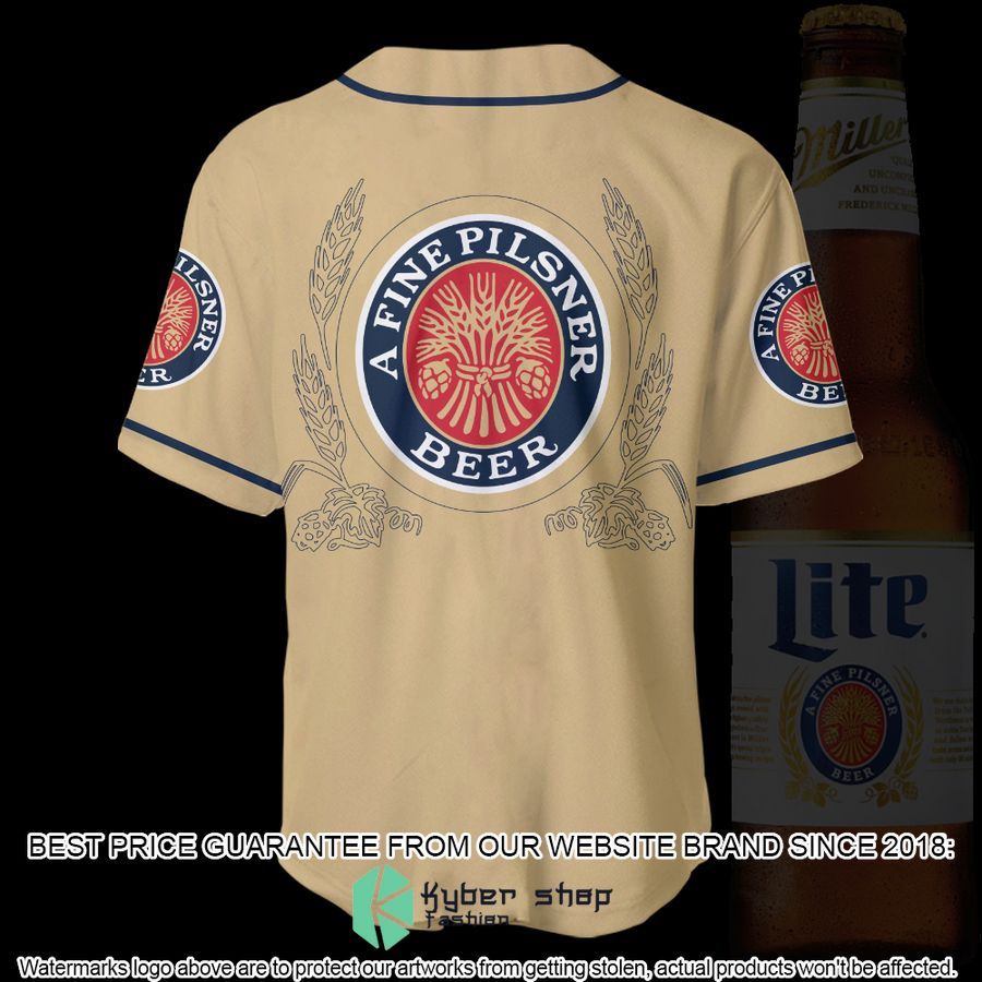Miller Lite Baseball Jersey 4 miller lite baseball jersey 4 313